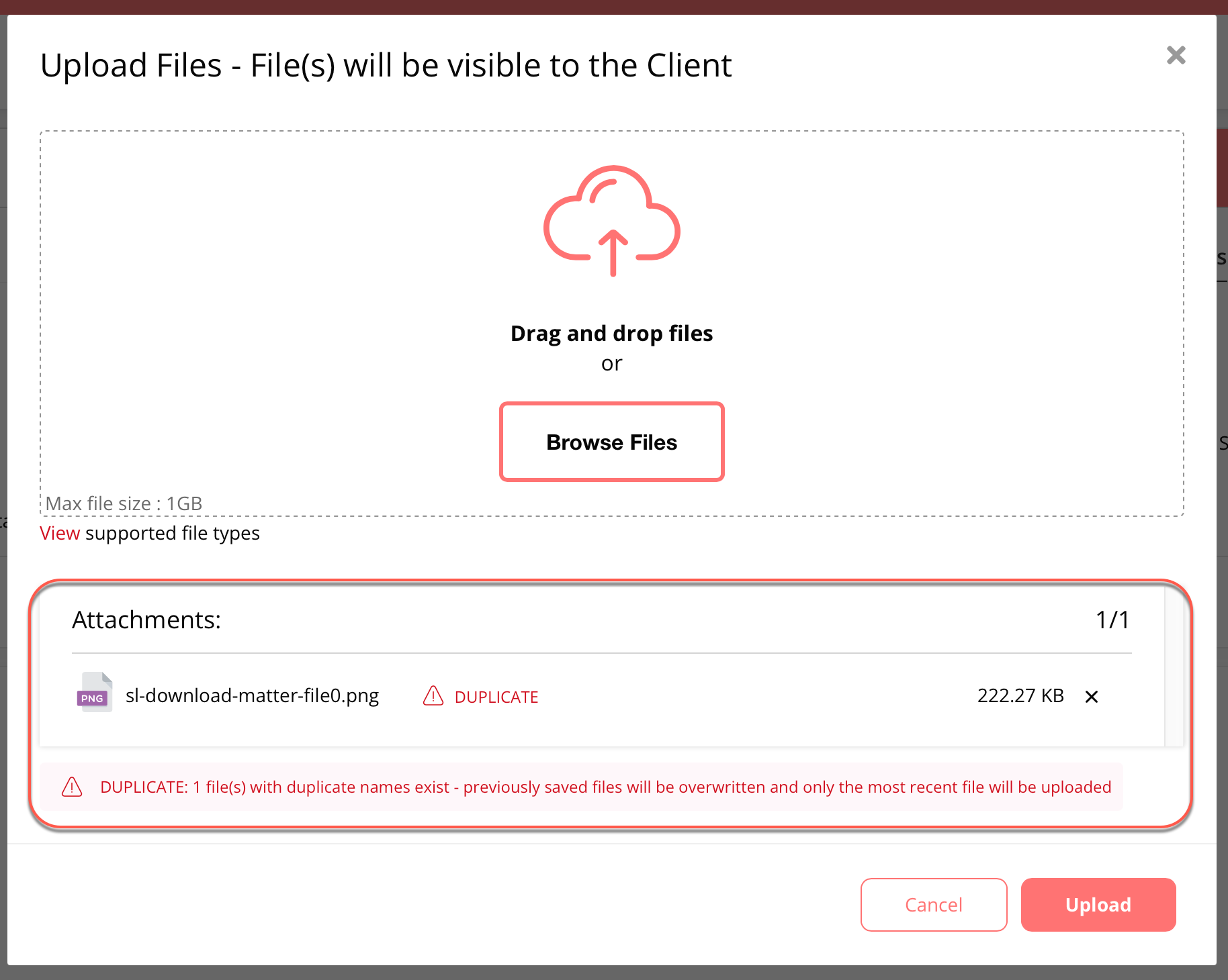 Sharing General Files with Clients