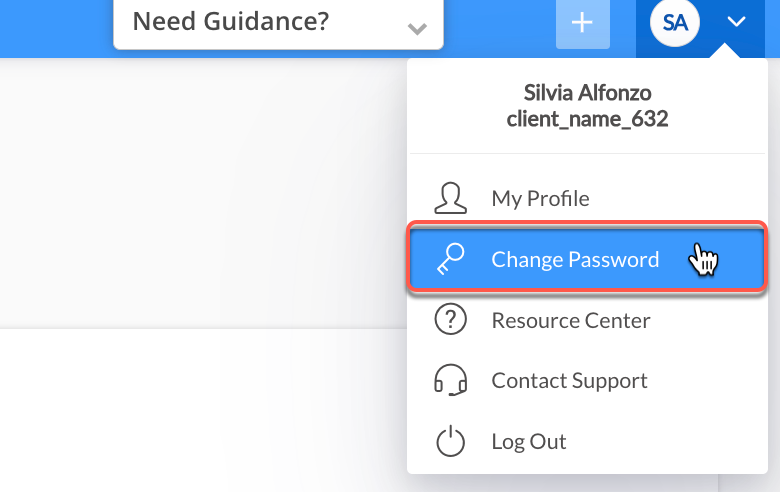 Change Password