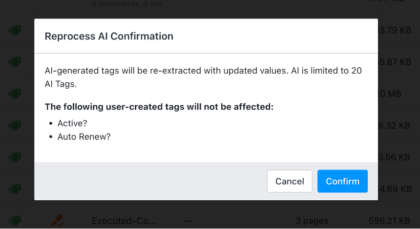 Retry AI Auto-Tagging on Documents