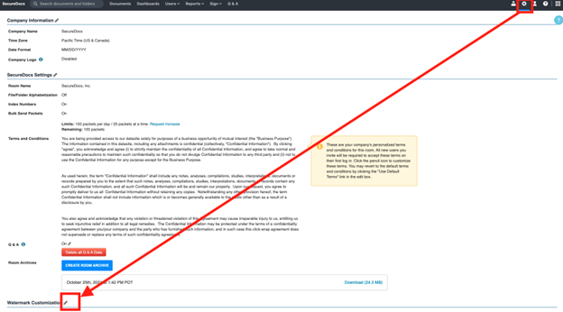 SecureDocs - How to Customize Watermarks