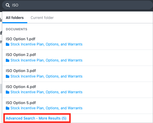 SecureDocs - How to Search for a Document