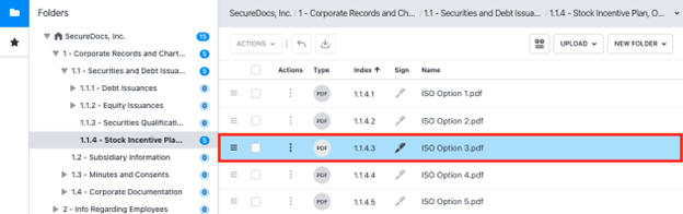 SecureDocs - How to Search for a Document