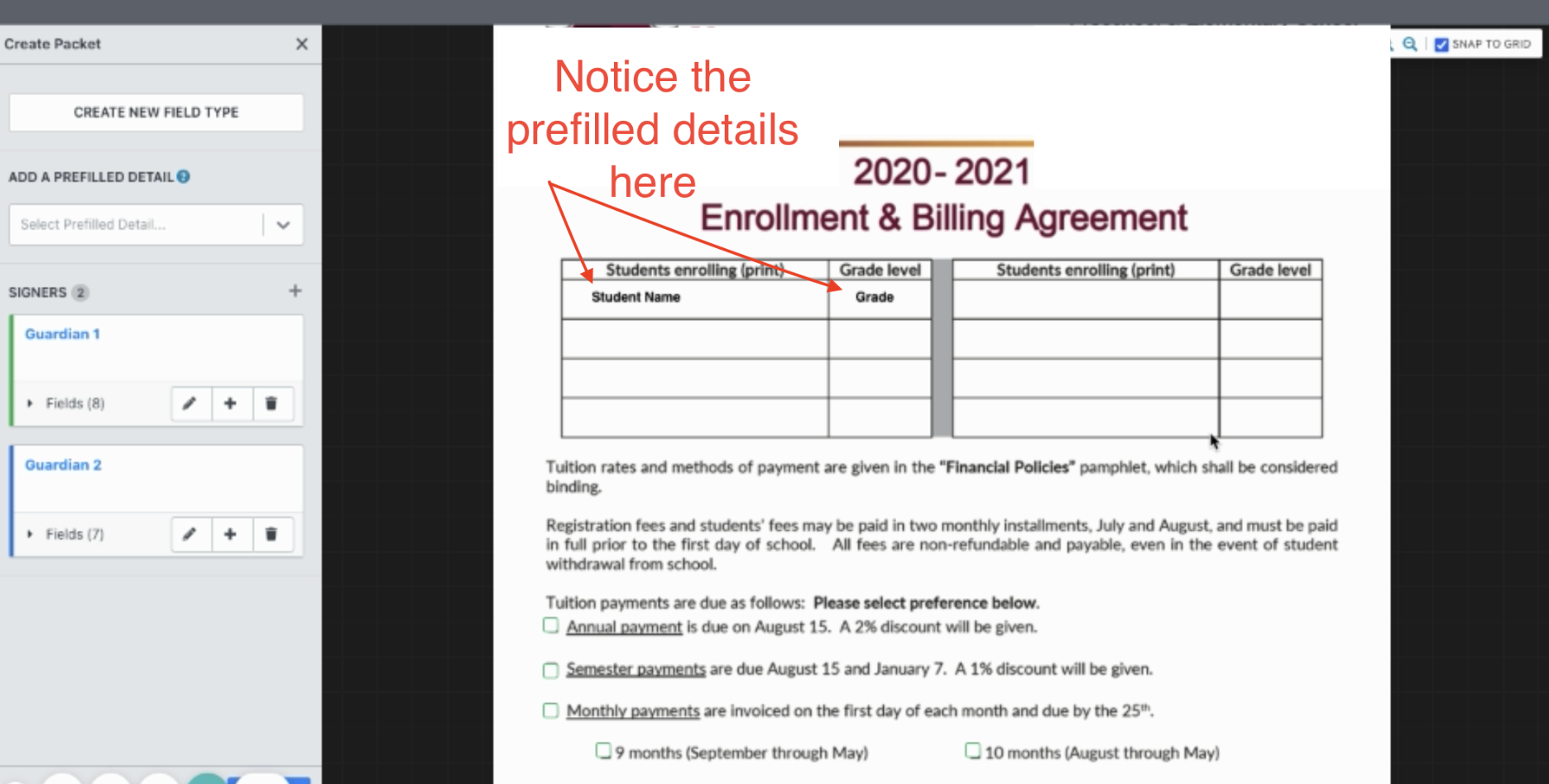 ReadySign - Bulk Send Using Prefilled Details