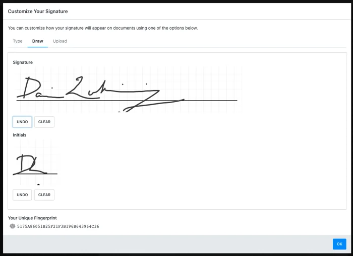 ReadySign - Signing a Document