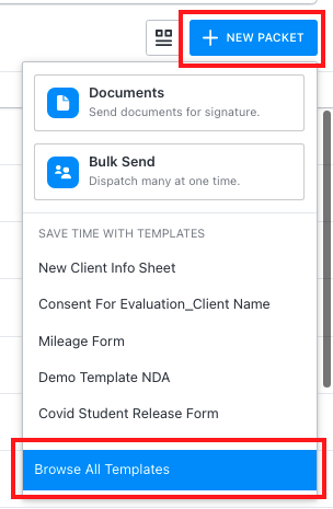 ReadySign - Sending For Signature From A Template