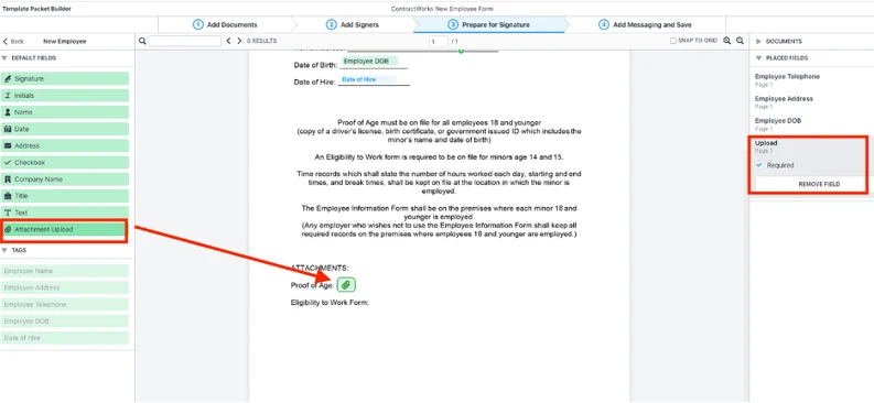 ReadySign - Adding Attachments to Documents
