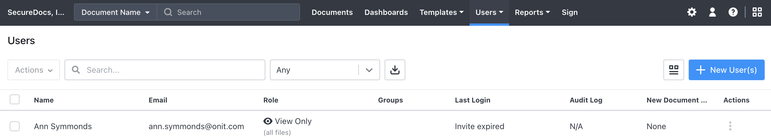 SecureDocs - How to Add a New Administrator
